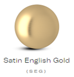 Finishes Perrin and Rowe:Satin English Gold (SEG)